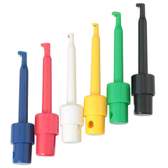 DGBRSM 6-piece plastic fly hook pliers set, stainless steel and ABS shell, mixed colors – front view