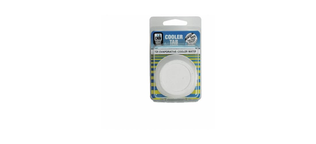 Dial Cooler Tab placed in evaporative cooler reservoir supports mineral control and smooth operation