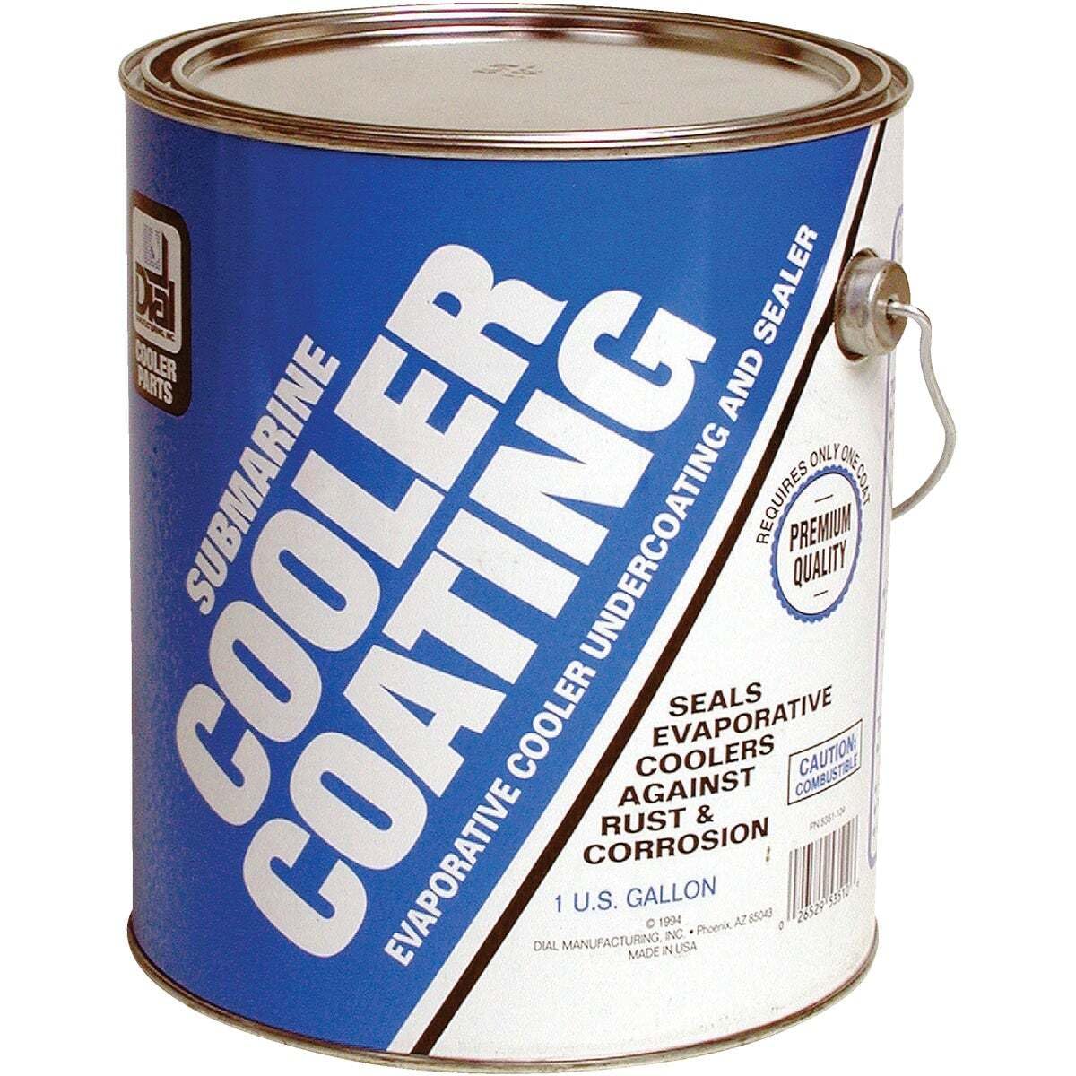 Dial GAL Cooler Coating close-up, glossy film detail signaling a robust protective finish.
