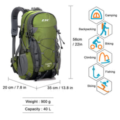 Diamond Candy waterproof hiking backpack hydration-ready design supports long hikes with easy water access