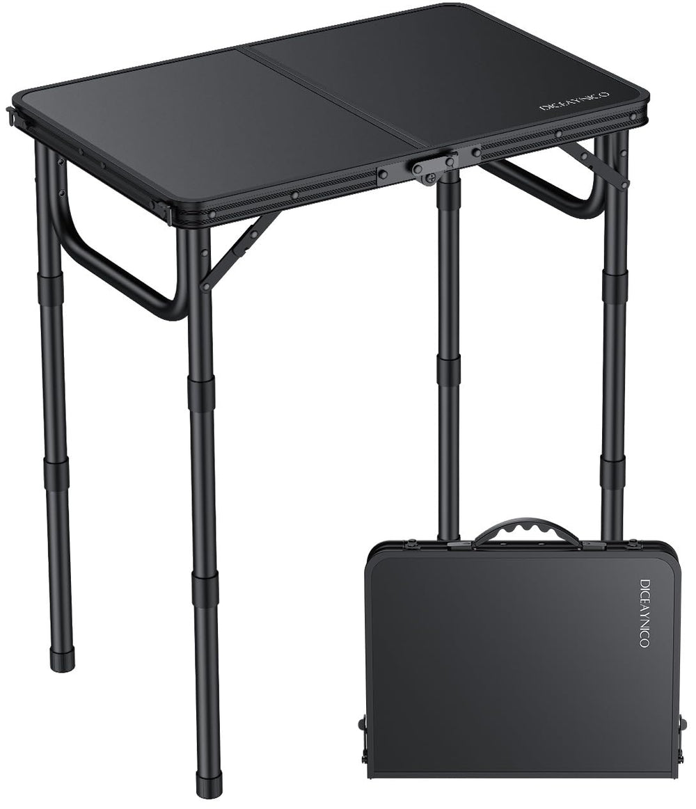 Diceaynico folding camping table compact folded for easy transport