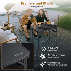 Diceaynico sturdy aluminum frame with U-shaped supports for stability
