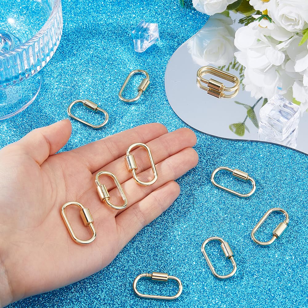 DICOSMETIC gold-finish carabiner detail shows premium look and sturdy construction
