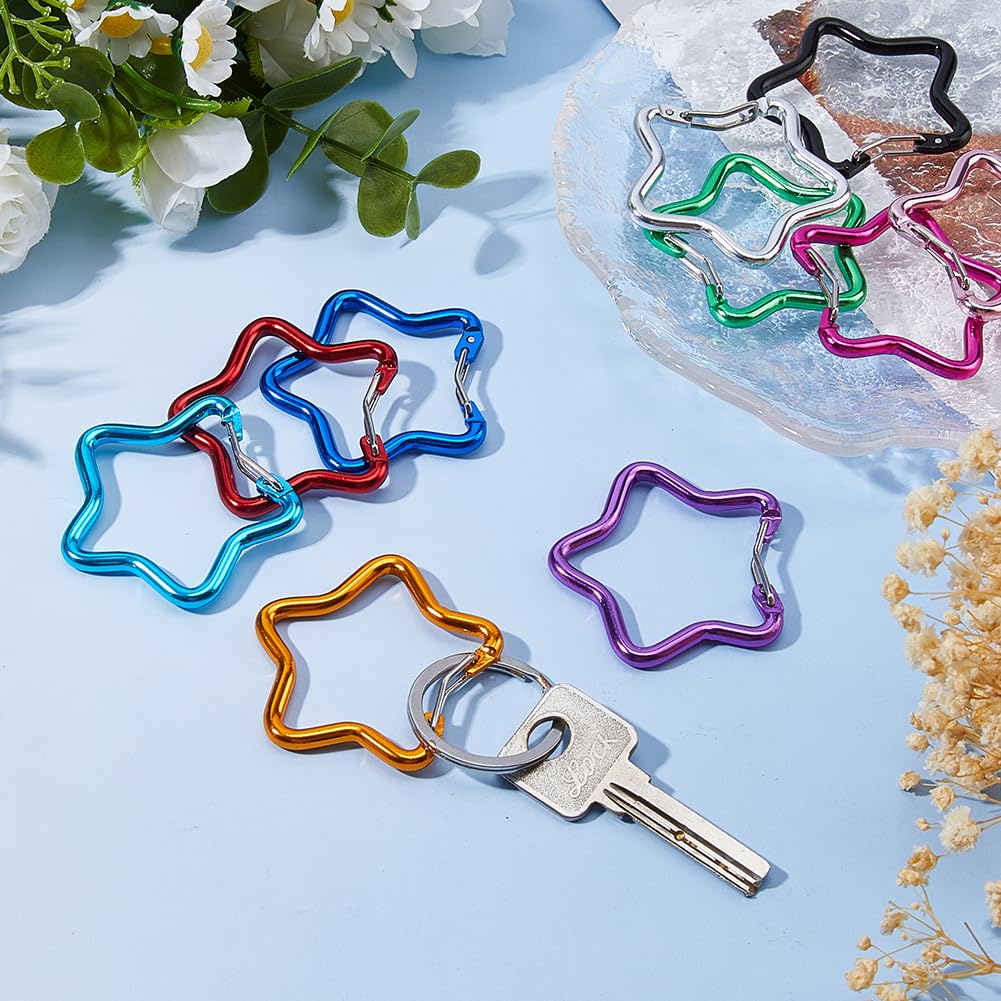 DICOSMETIC star carabiner clip keeps keys and wallets secure