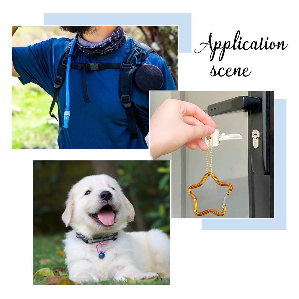 DICOSMETIC star carabiner clip ideal for outdoor use during hikes
