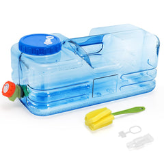 Dicunoy camping water container with wide filler opening for quick, mess-free filling.