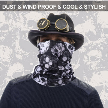 Didaey multiple-wearing options headband balaclava scarf for versatility