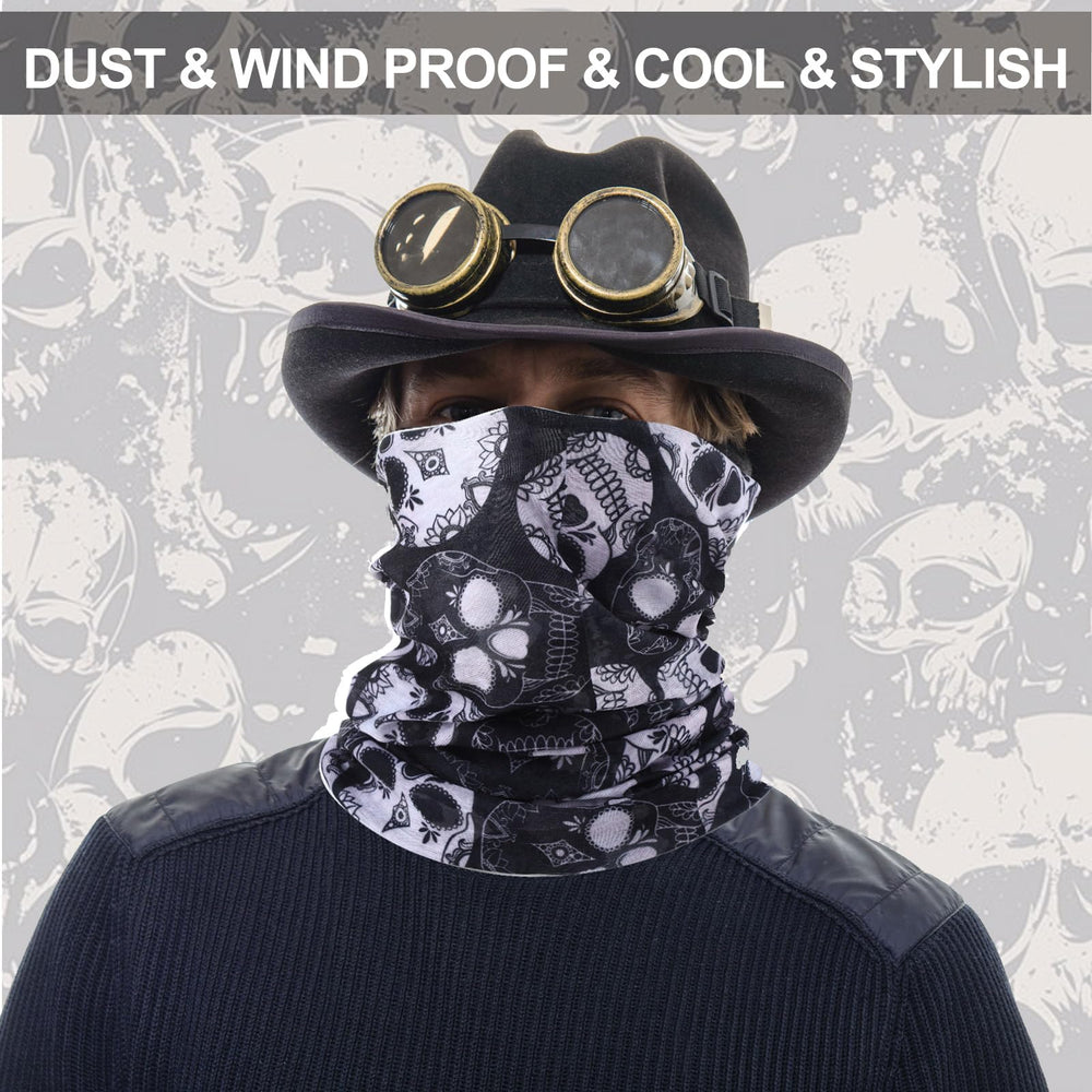 Didaey multiple-wearing options headband balaclava scarf for versatility