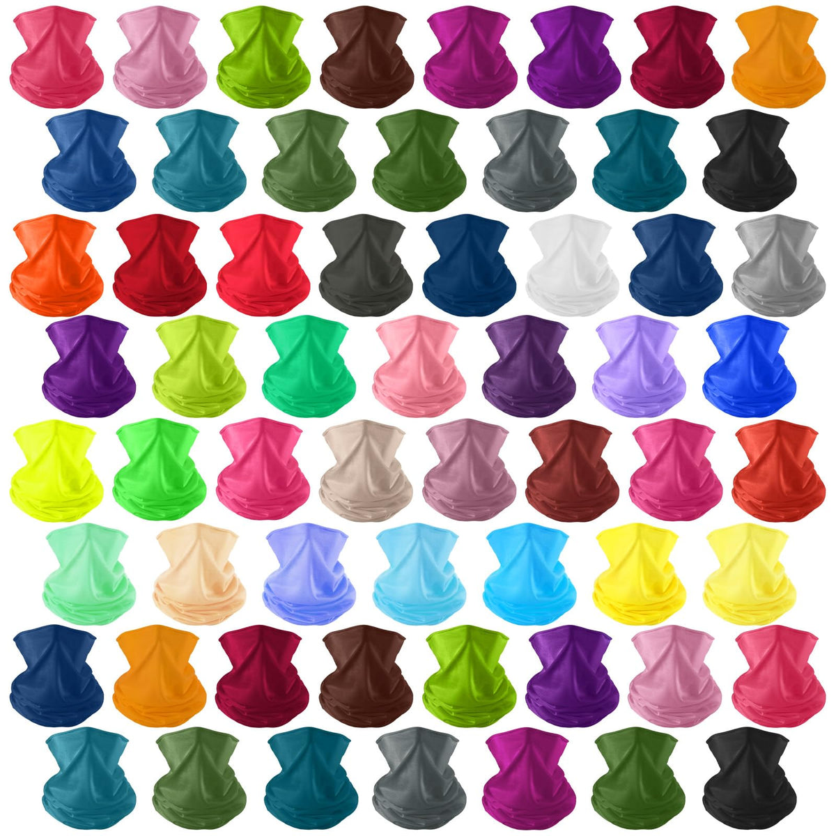 Didaey neck gaiter bulk with 60 designs for versatile outdoor protection.
