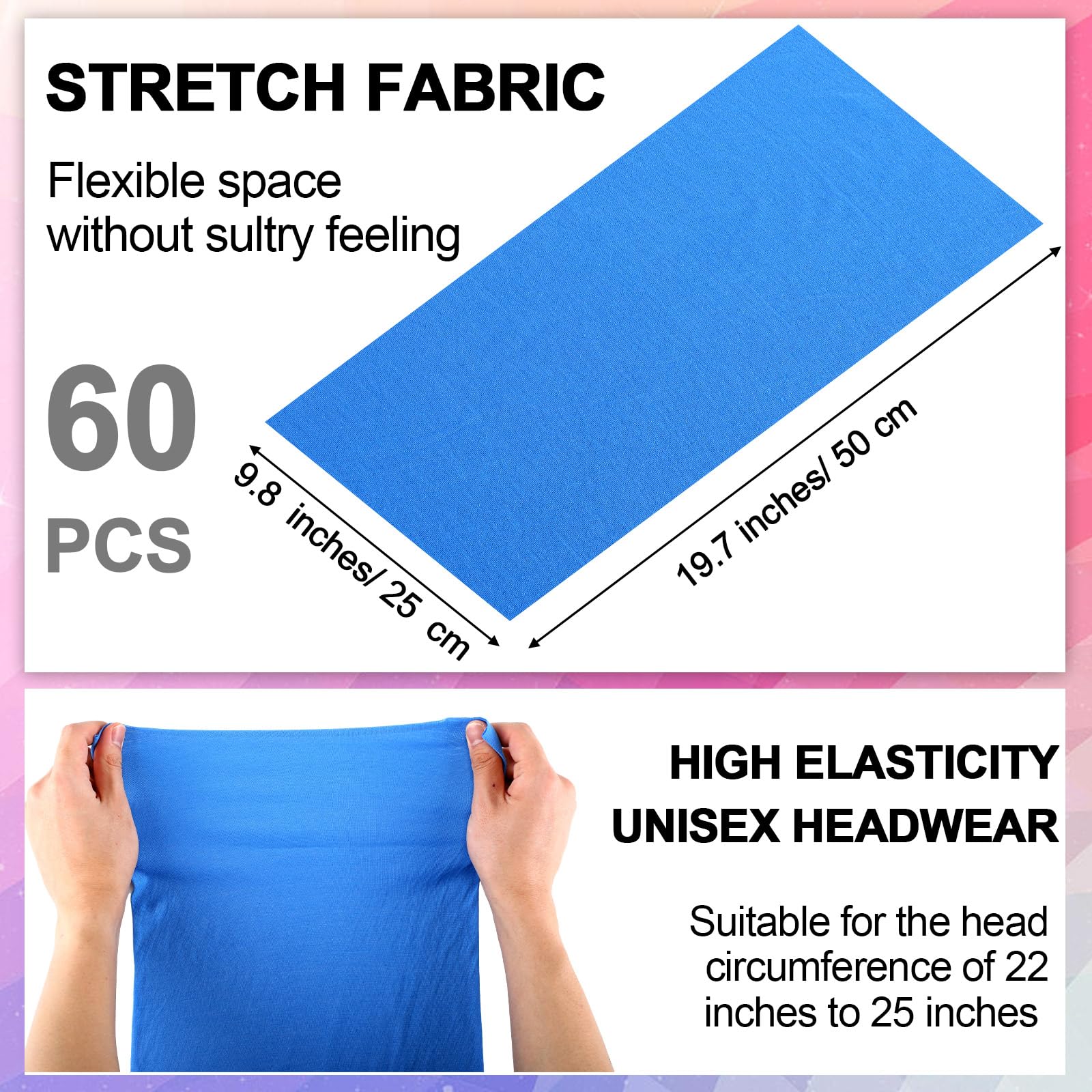 Didaey solid-pattern neck gaiter close-up shows soft polyester comfort.
