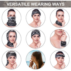 Didaey sun and dust protection neck gaiter shields face from wind