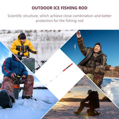 Didiseaon adjustable winter fishing rod, customize length to fit ice fishing needs.