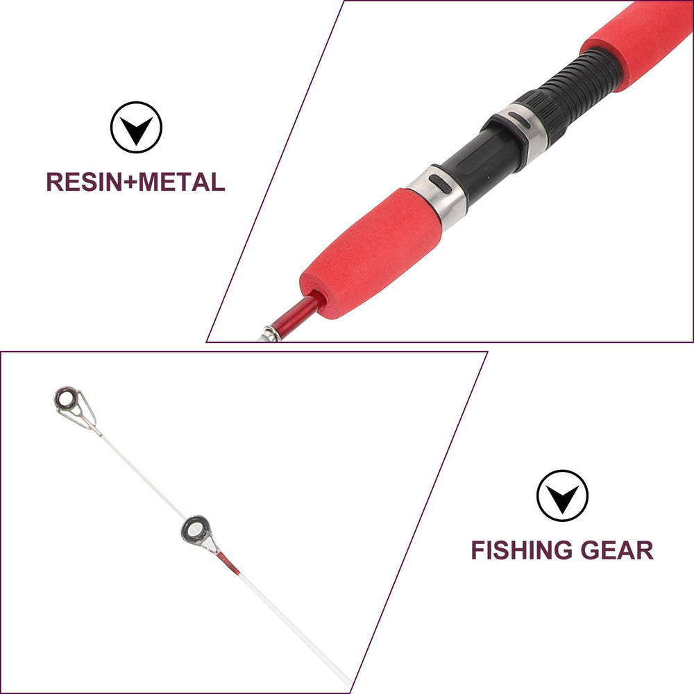 Didiseaon smooth line exit ice rod, reduces snags for easier casting.