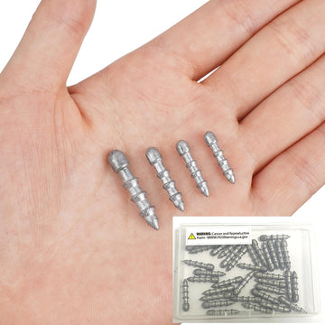Die-cast lead nail sinker with smooth surface