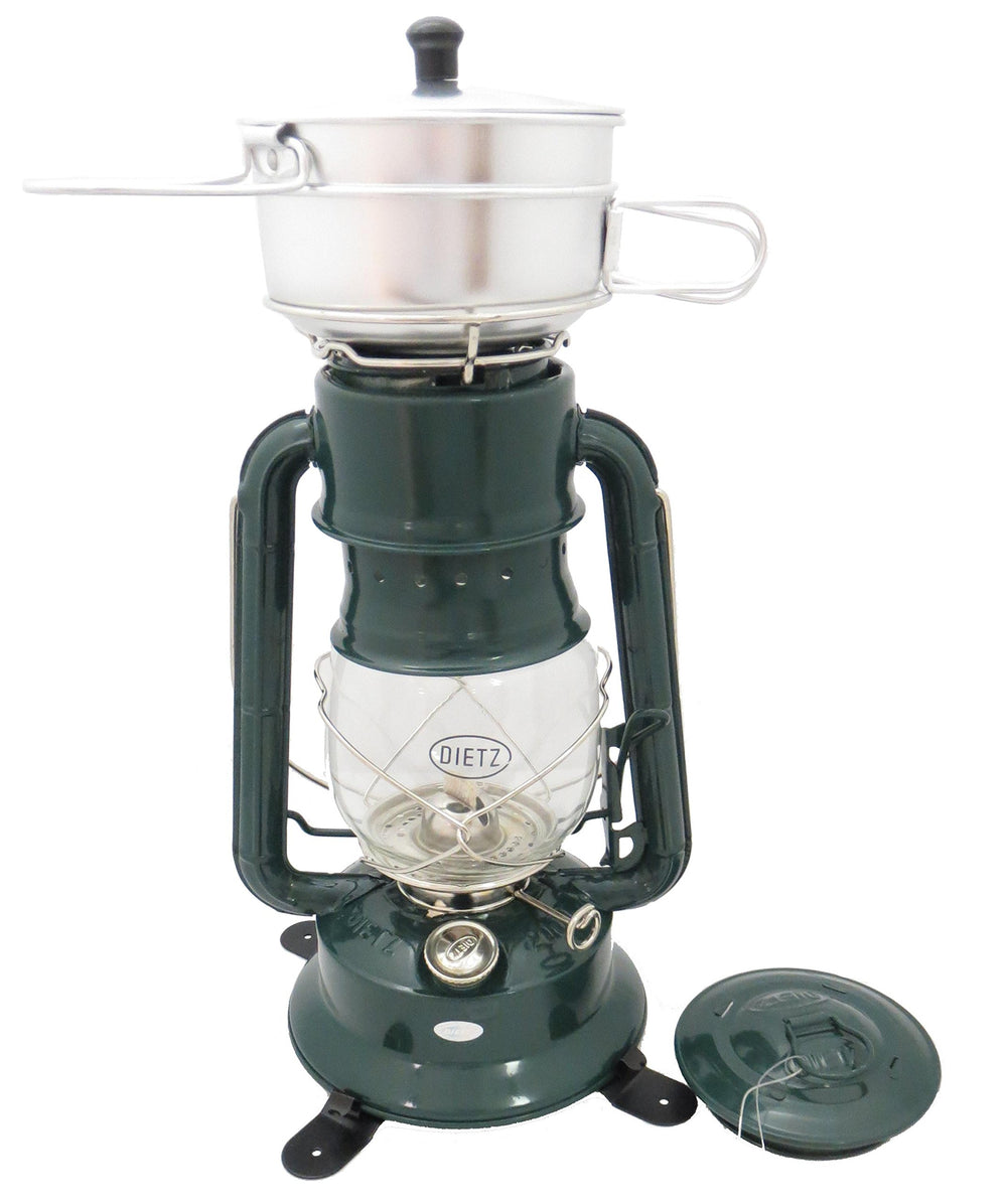 Dietz #2000 Millennium lantern provides reliable camping lighting.