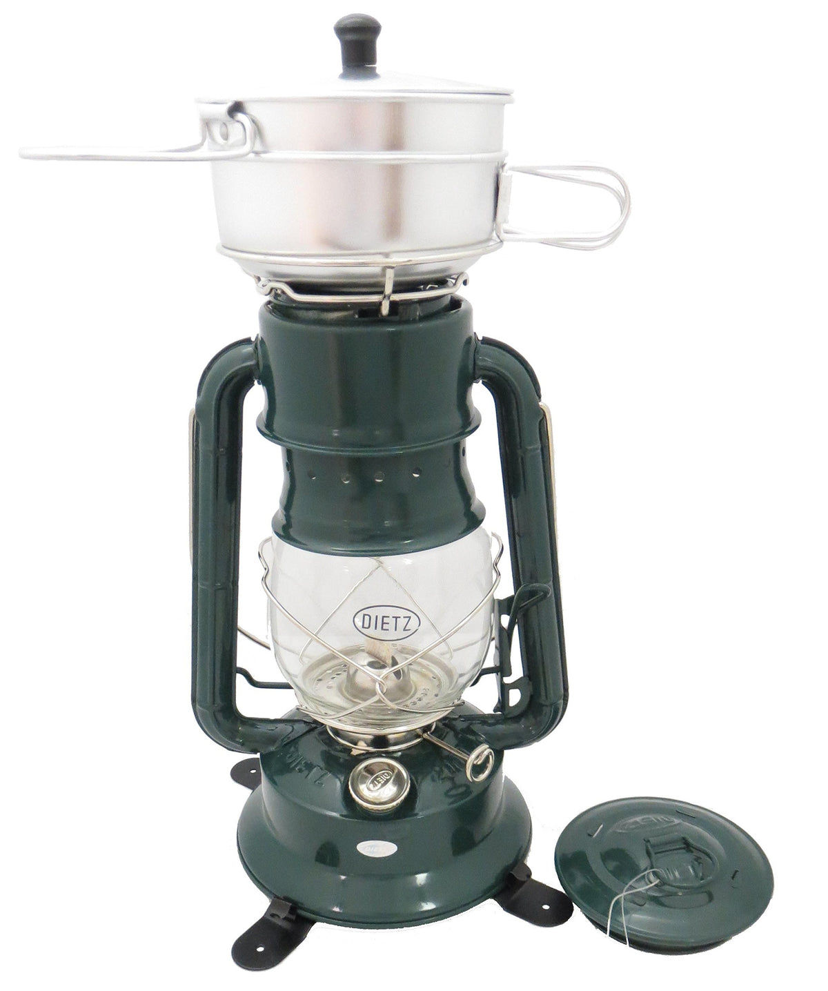 Dietz #2000 Millennium lantern provides reliable camping lighting.