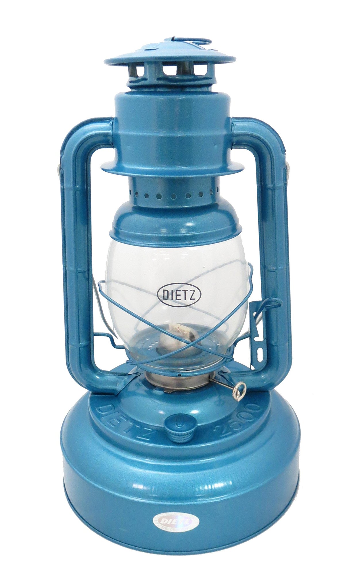 Dietz 2500 Jupiter lantern front view provides reliable camp lighting.