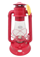 Dietz 80 Blizzard lantern red side view, reliable camping light