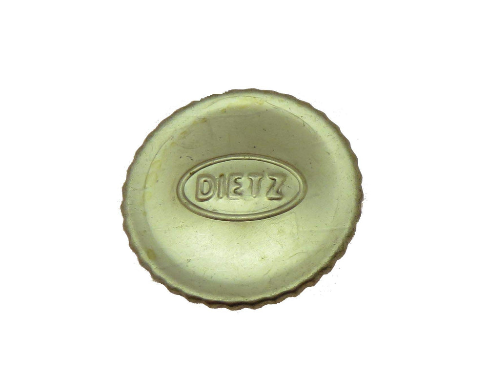 Dietz Filler Cap black close-up; easy installation for quick lantern maintenance.
