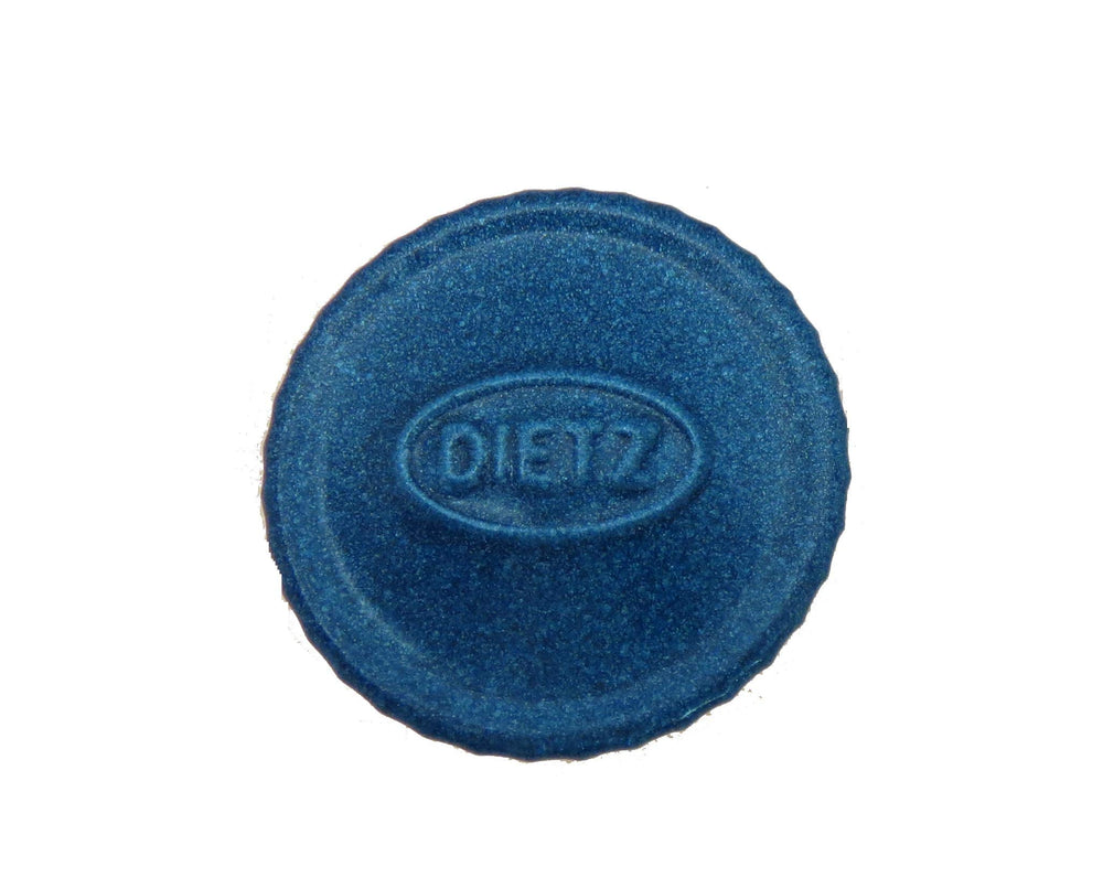 Dietz Filler Cap brass close-up; color-matched option for brass lanterns.