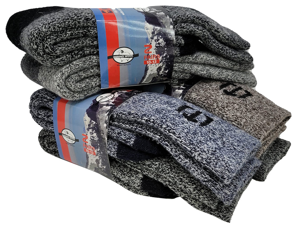 Different Touch merino wool boot socks close-up shows plush cushioning for comfort.