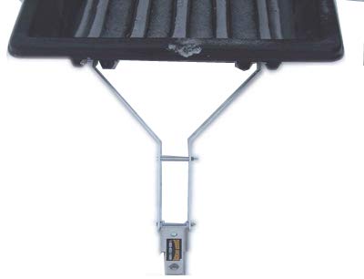 Digger Anchor universal front hitch pivot action adapting to rough terrain while towing.