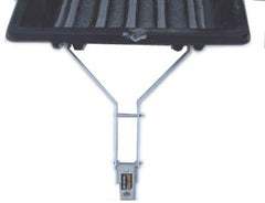 Digger Anchor universal front hitch pivot action adapting to rough terrain while towing.