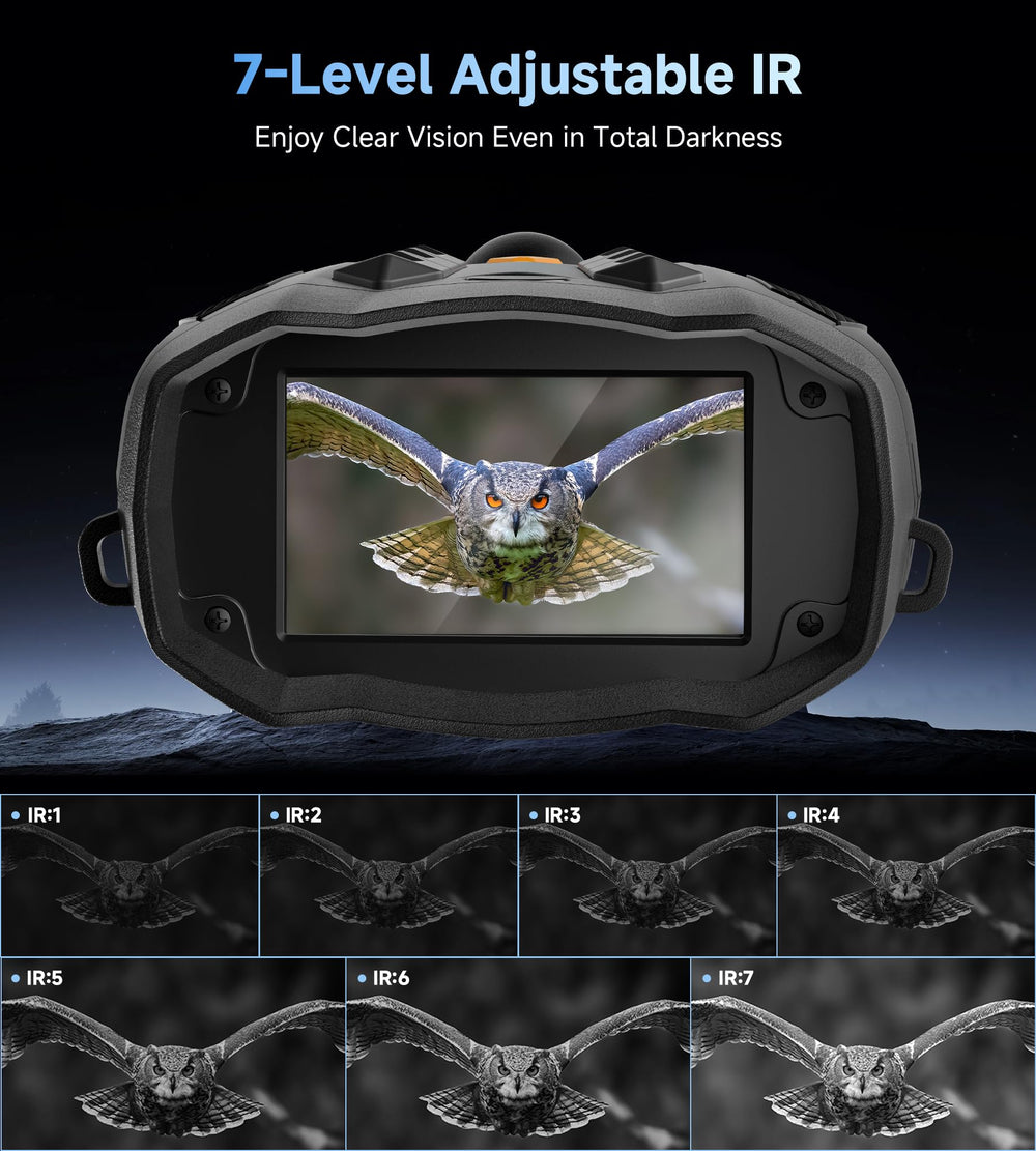 DIGIGOOD 3-inch display close-up for accurate night targets.