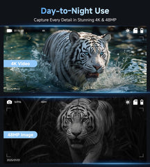 DIGIGOOD night vision battery 7000mAh powering long camping sessions.