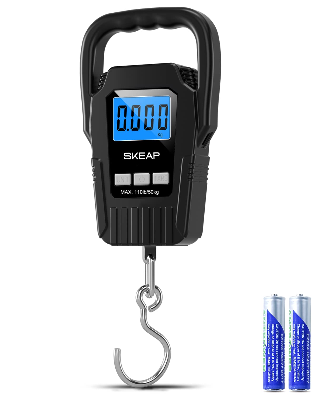 SKEAP digital fish scale with backlit LCD display