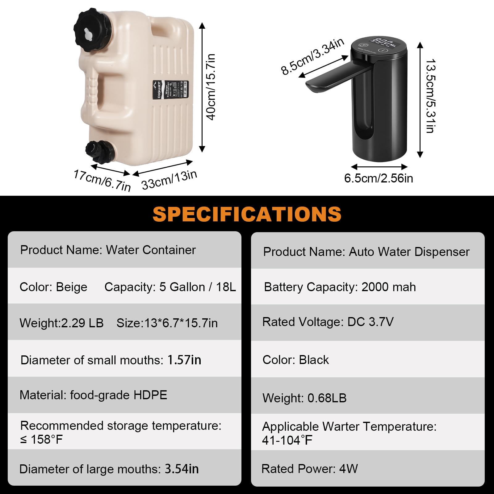 Digury electric water pump touch-control close-up showing effortless water access.