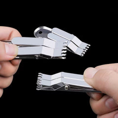 DIIOOMIEEU stainless steel fishing tool ready for precise lure clipping during fishing.