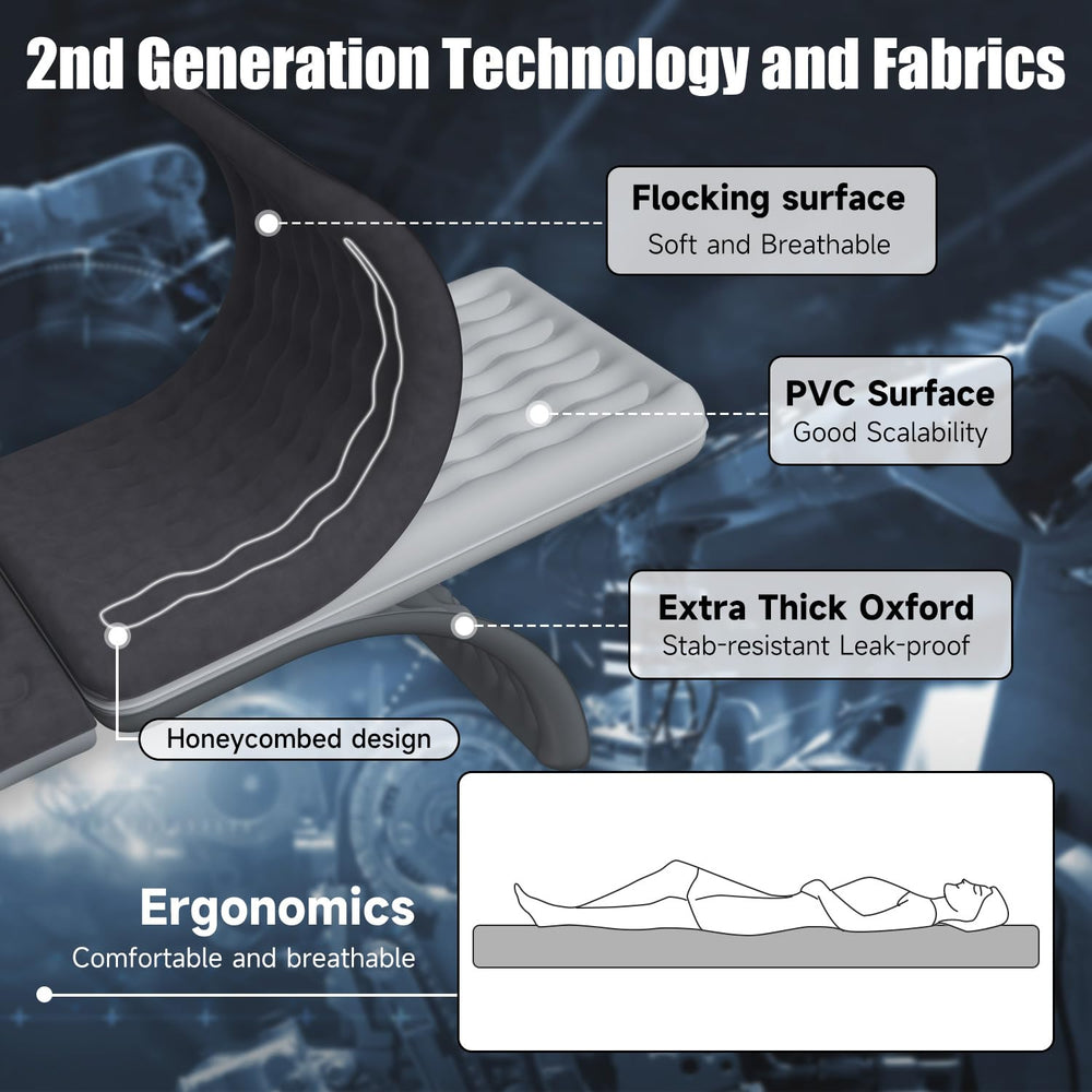 DikaSun car air mattress weight capacity supports 2 to 3 travelers