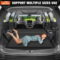 DikaSun SUV air mattress suede texture adds soft comfort on the road.