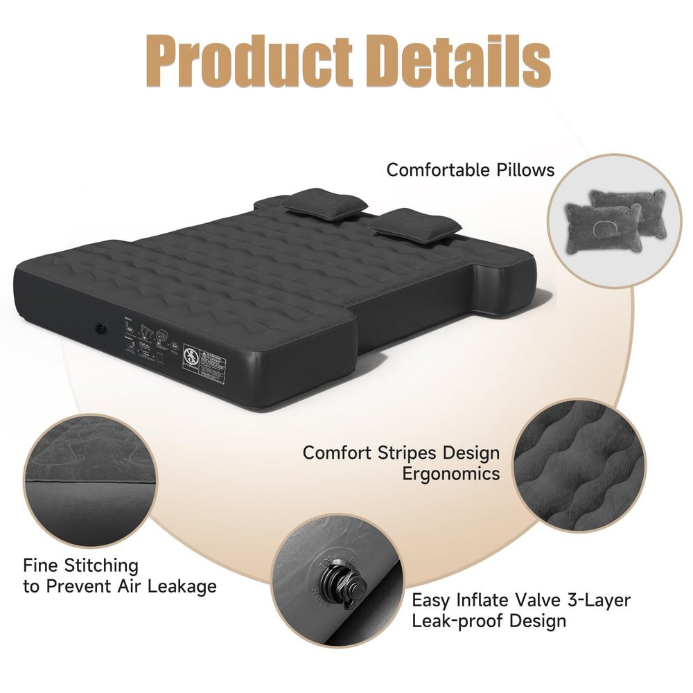 DikaSun truck bed mattress portable with carry bag for easy transport.