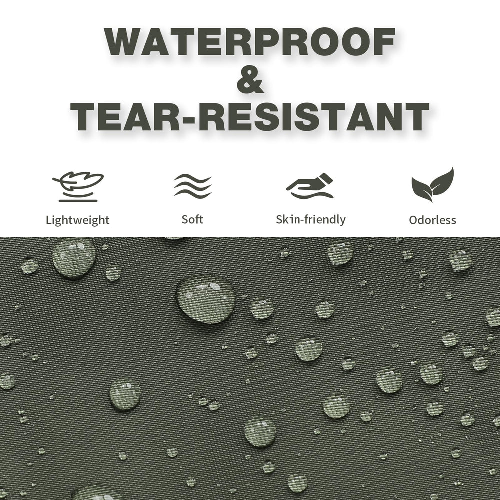 DikaSun waders nylon PVC 2-ply detail emphasizing rugged, durable waterproof fabric.