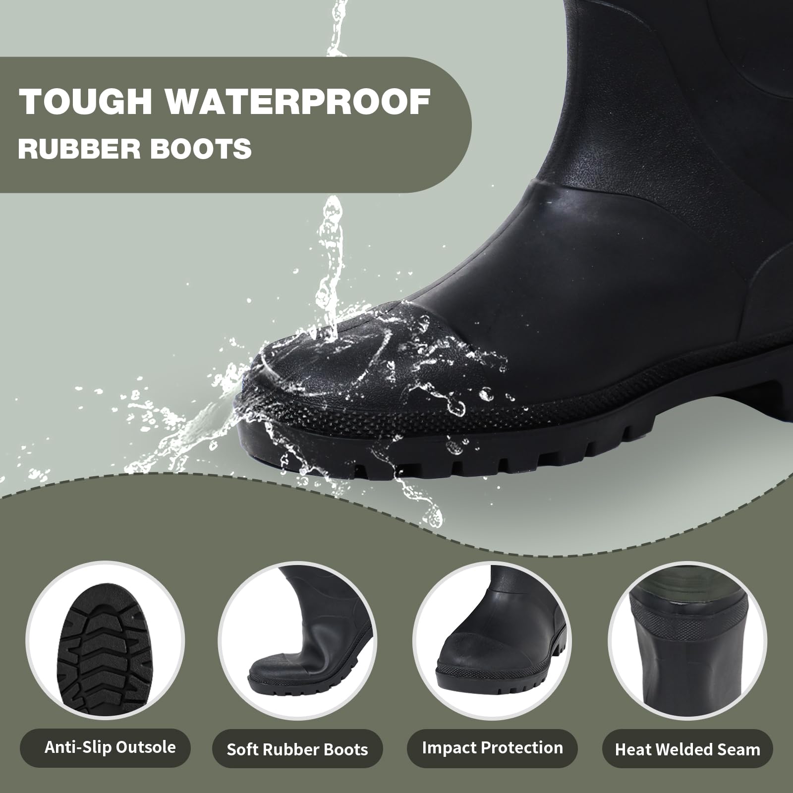 DikaSun waders adjustable shoulder straps highlight secure, personalized fit across body types.