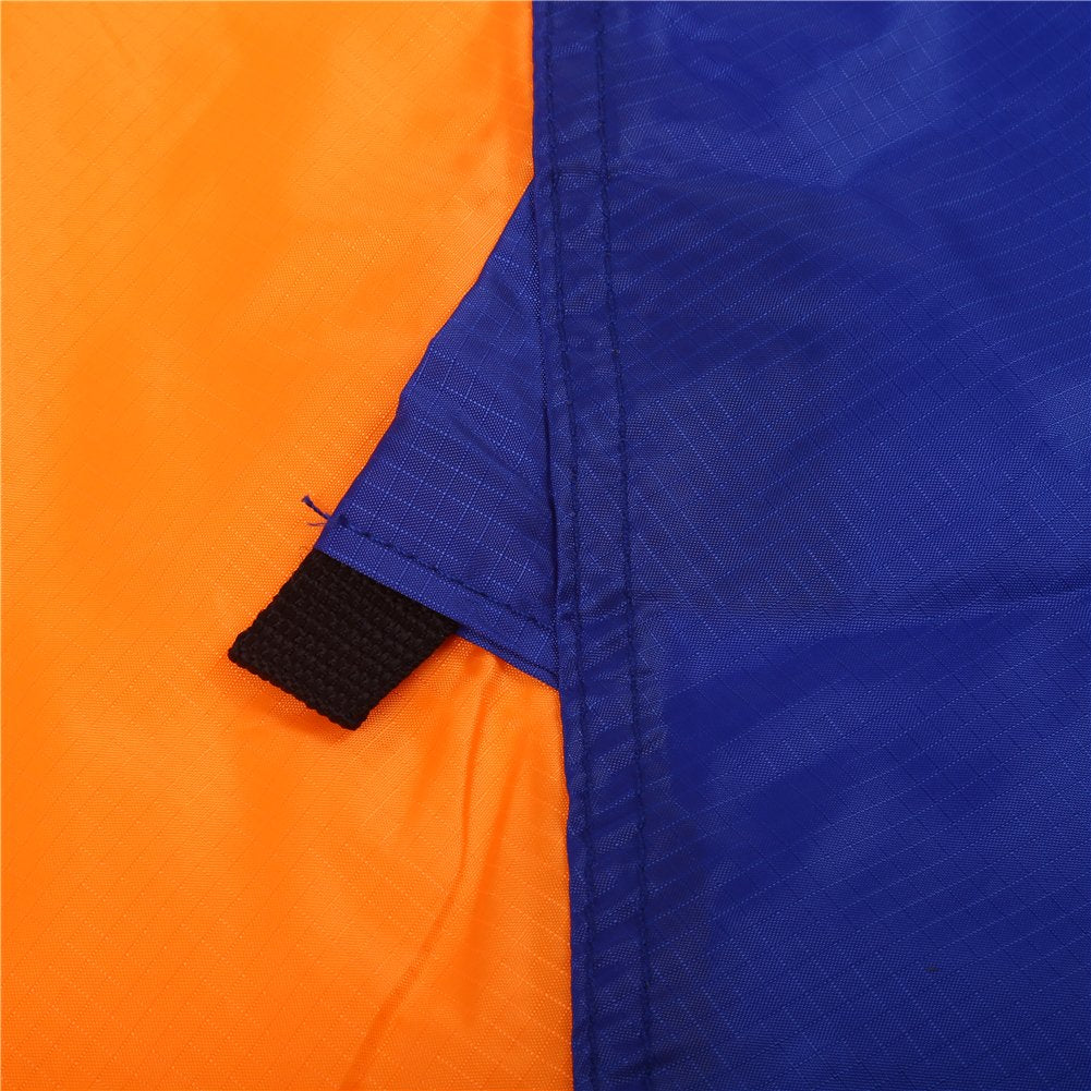 Dilwe shelter edge shows color rim variations in yellow or red.