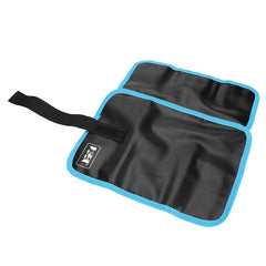 Dilwe fishing jig bag blue-full-gear shows secure storage for lures and jigs.