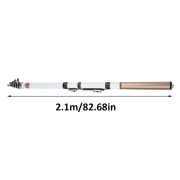 Dilwe Fishing Pole anti-slip handle provides comfortable grip during long casting sessions