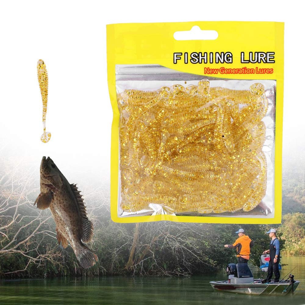 Dilwe packaging includes 50 pieces compact and portable for on the go anglers