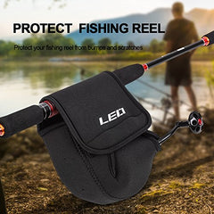 Dilwe reel cover closeup shows durable SBR material