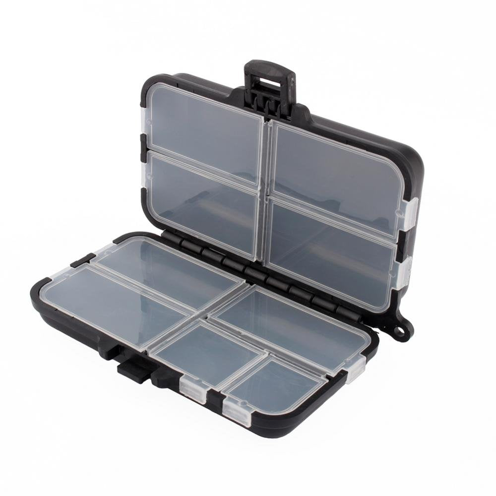 Dilwe tackle box showcases a compact, portable design for easy carry.