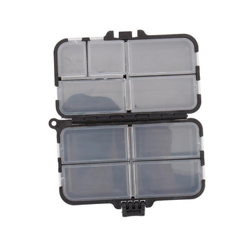 Dilwe tackle box features an external eyelet for easy attachment to gear.