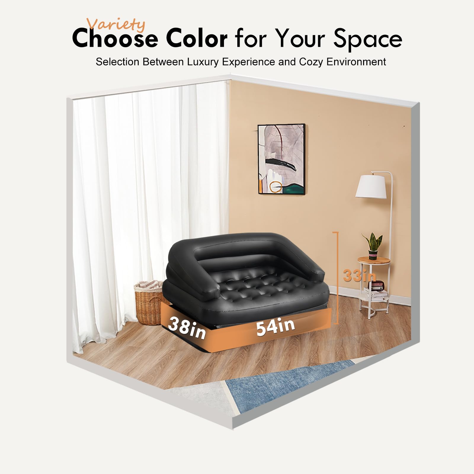 DIMAR GARDEN durable outdoor sofa ready for camping adventures.