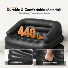 DIMAR GARDEN full-size inflatable mattress offering spacious comfort for guests.