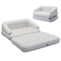 DIMAR GARDEN inflatable couch full-size 78x54x24 inches for versatile indoor and outdoor comfort