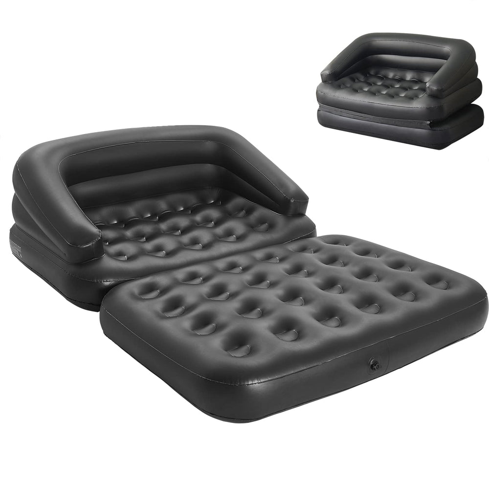 DIMAR GARDEN inflatable couch in a living room setup for comfortable lounging.