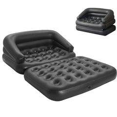 DIMAR GARDEN inflatable couch in a living room setup for comfortable lounging.