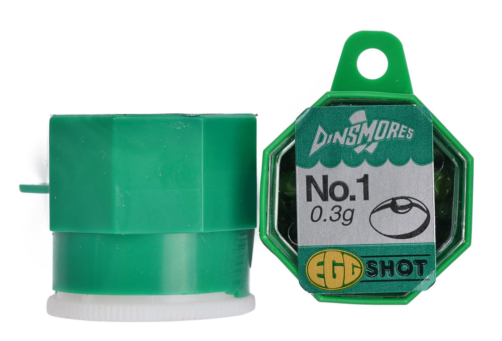 Dinsmores egg shot dispenser, size 1, promotes smooth rigging and quick setup.